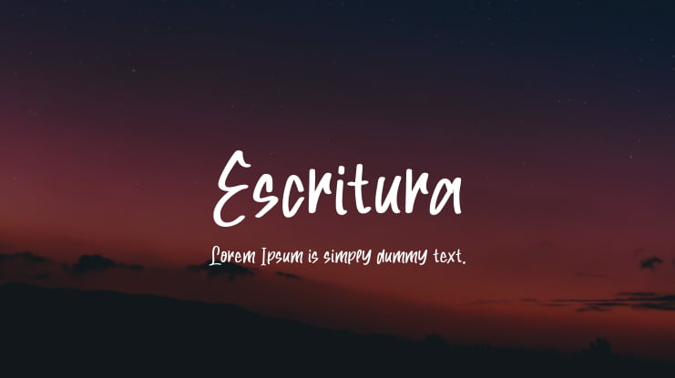 Escritura Font