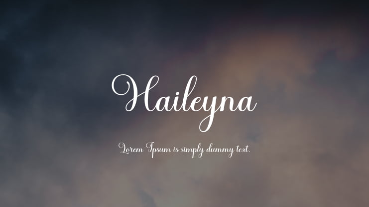 Haileyna Font