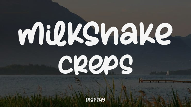 Milkshake Creps Font