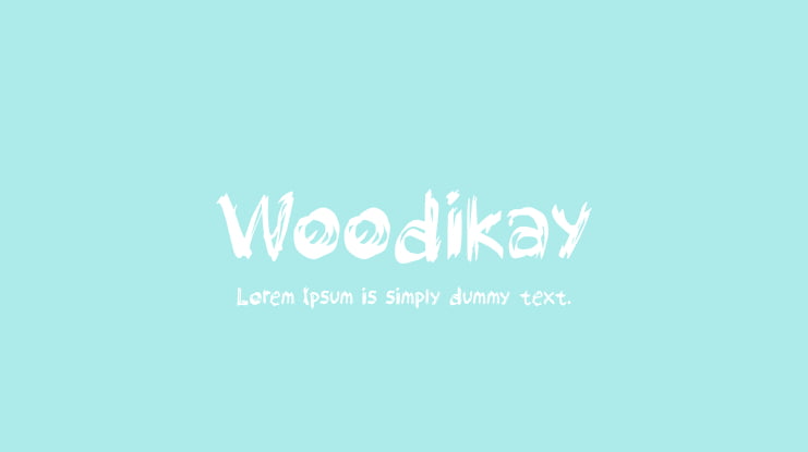 Woodikay Font