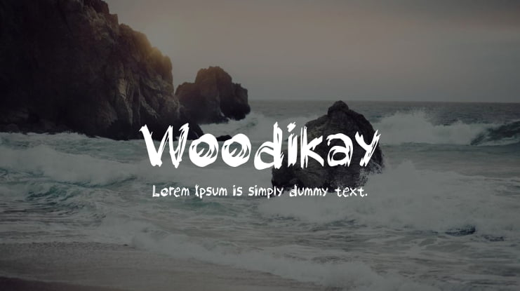 Woodikay Font