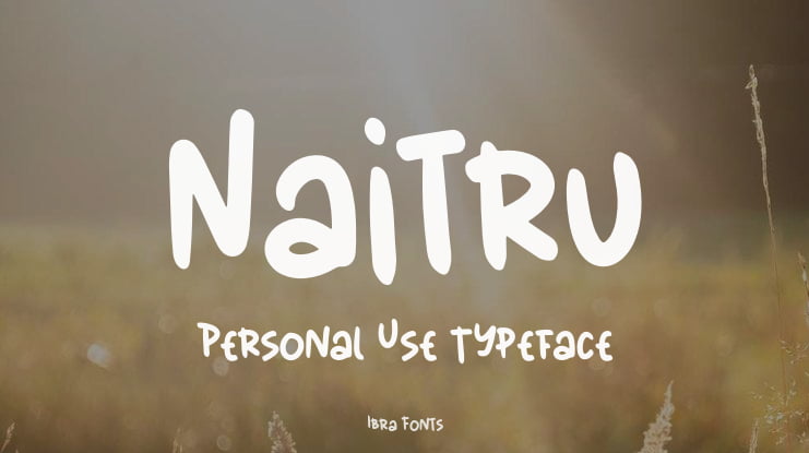 Naitru Personal Use Font