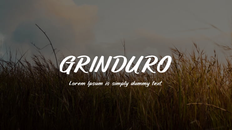 GRINDURO Font