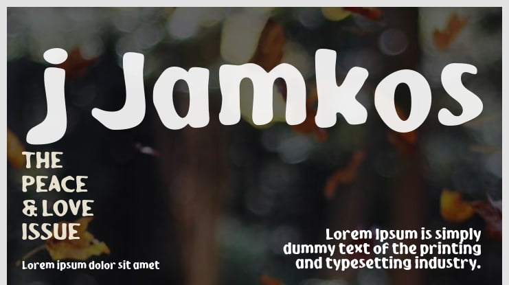 j Jamkos Font