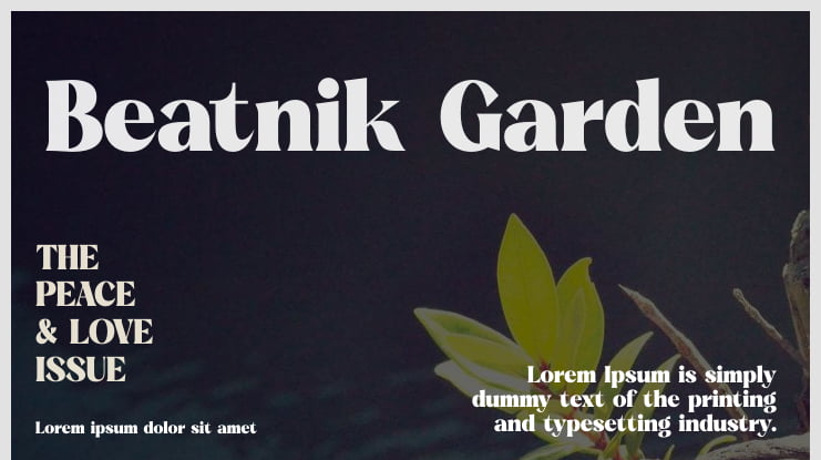 Beatnik Garden Font