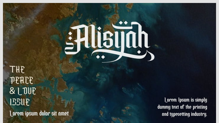 Alisyah Font