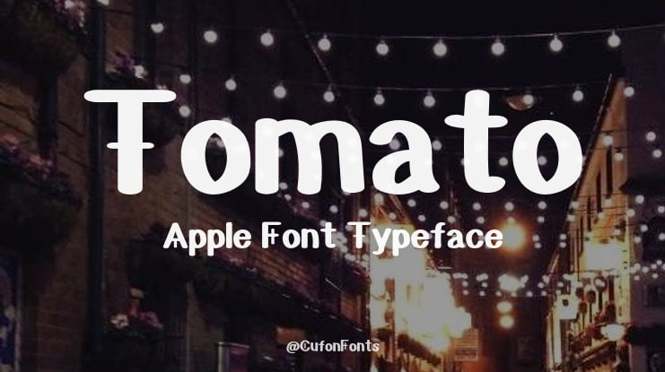 Tomato Apple Font