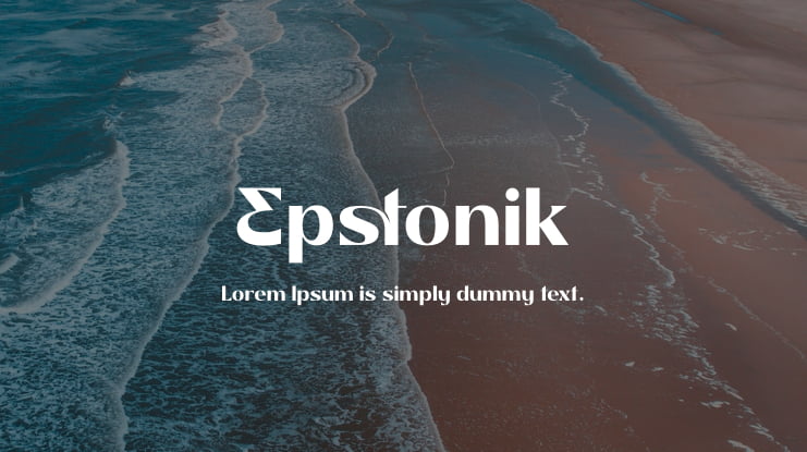 Epstonik Font