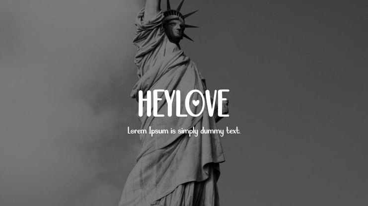 HEYLOVE Font