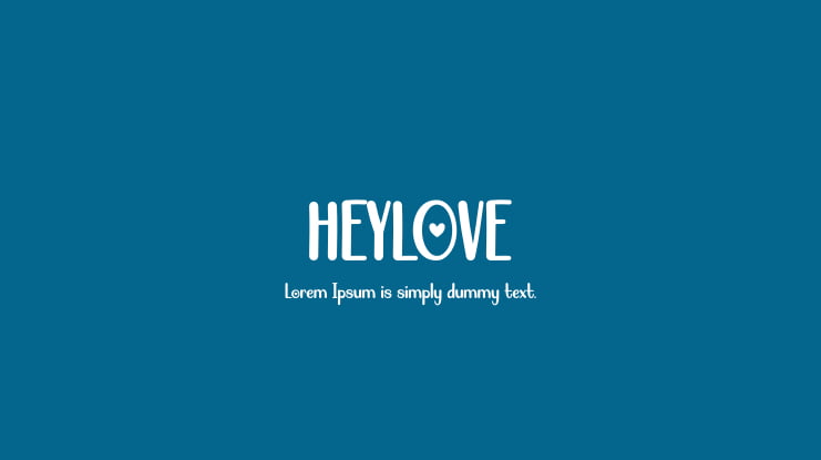 HEYLOVE Font