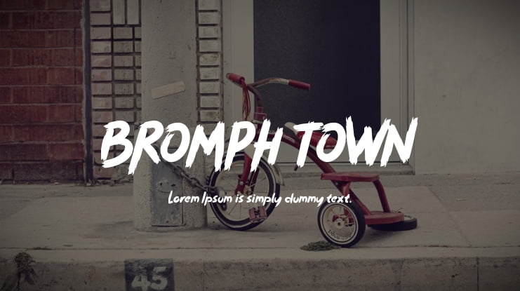 BROMPH TOWN Font