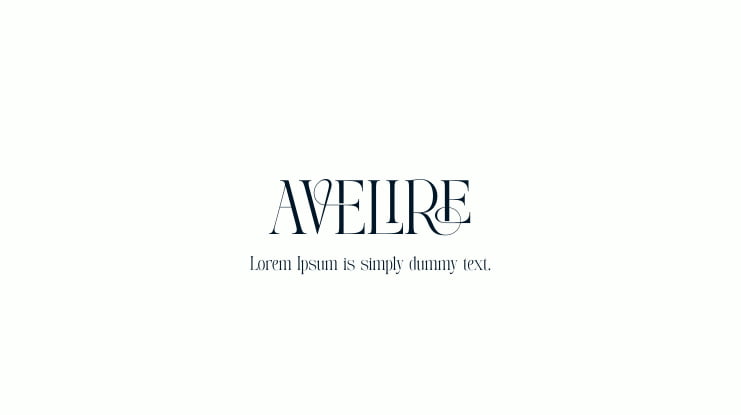 AVELIRE Font