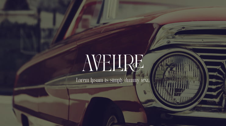 AVELIRE Font