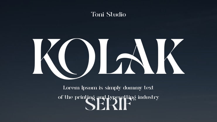 KOLAK Font