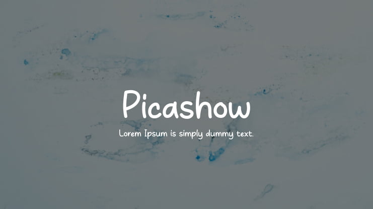 Picashow Font