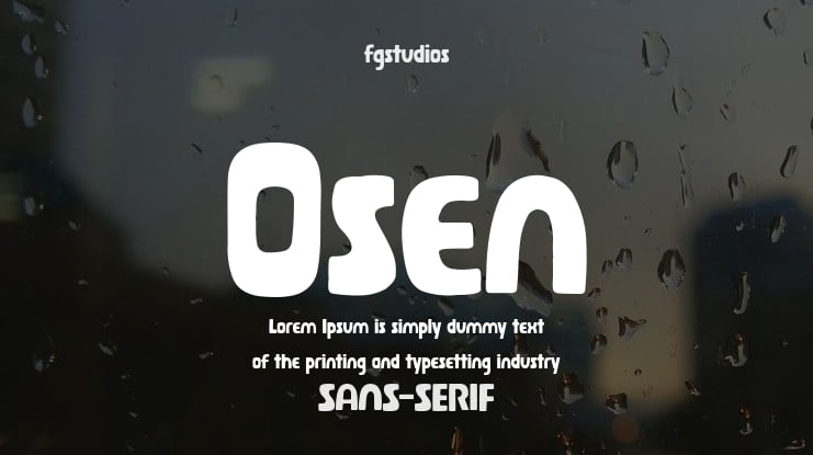 Osen Font