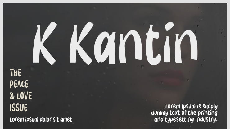 K Kantin Font