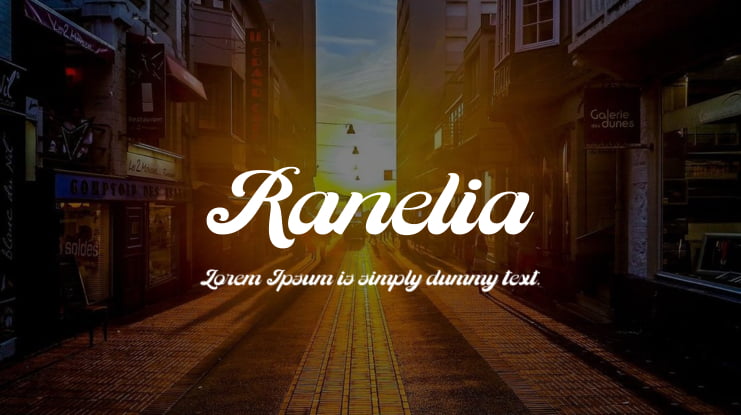 Ranelia Font