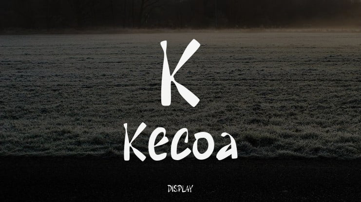 K Kecoa Font