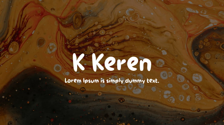 K Keren Font