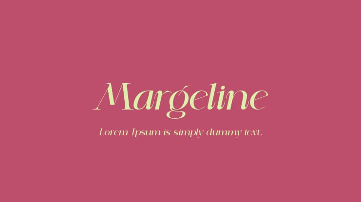 Margeline Font : Download Free for Desktop & Webfont