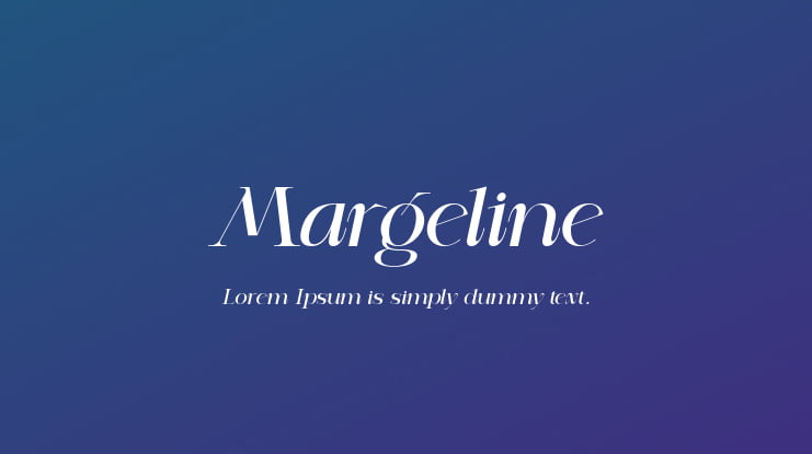 Margeline Font