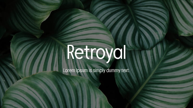 Retroyal Font