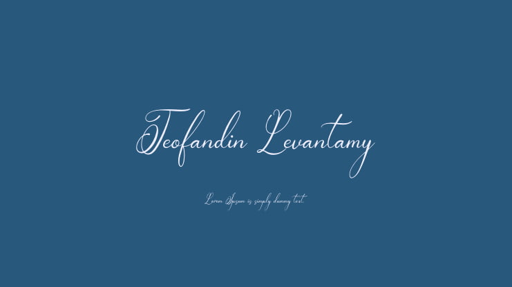 Teofandin Levantamy Font