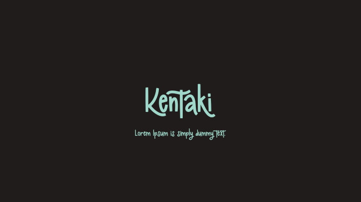 Kentaki Font