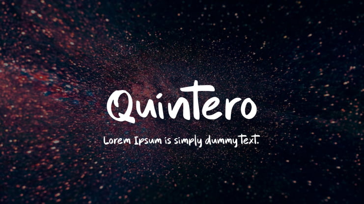 Quintero Font