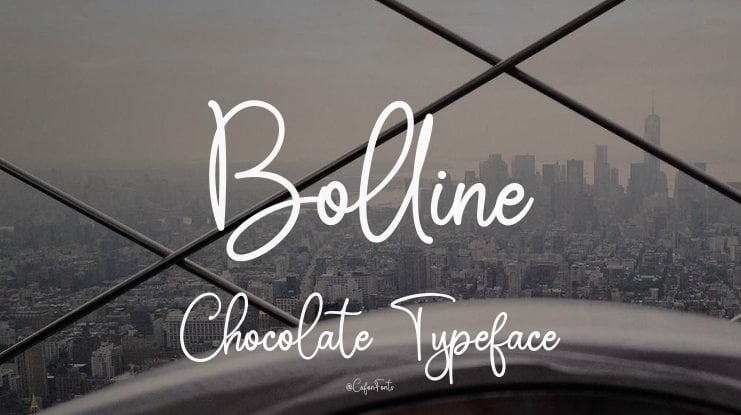 Bolline Chocolate Font