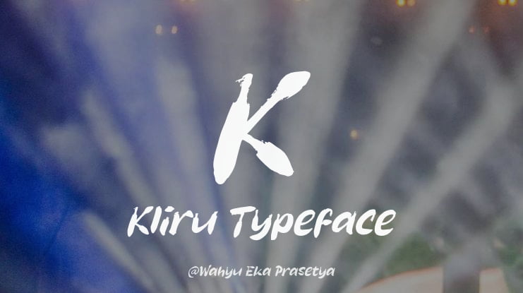 K Kliru Font