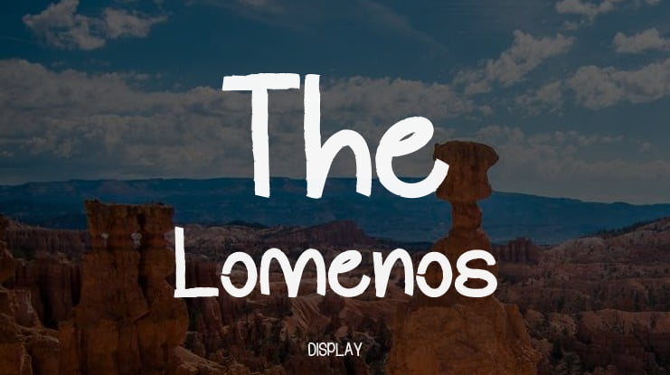 The Lomenos Font