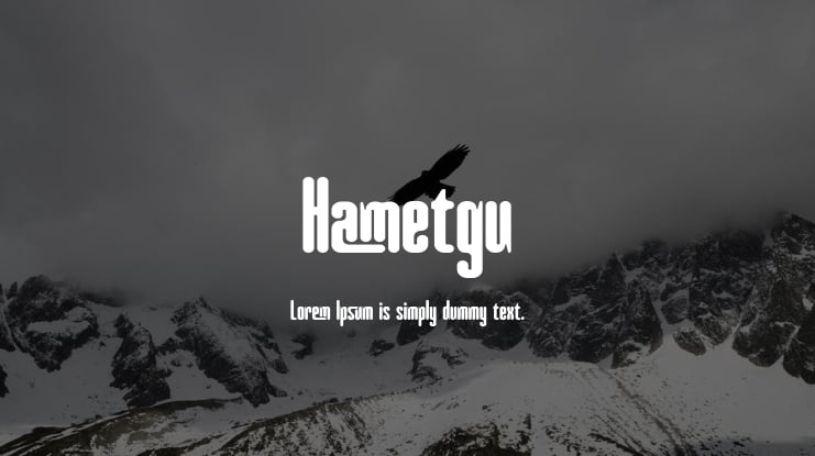 Hametgu Font