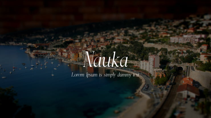 Nauka Font Family