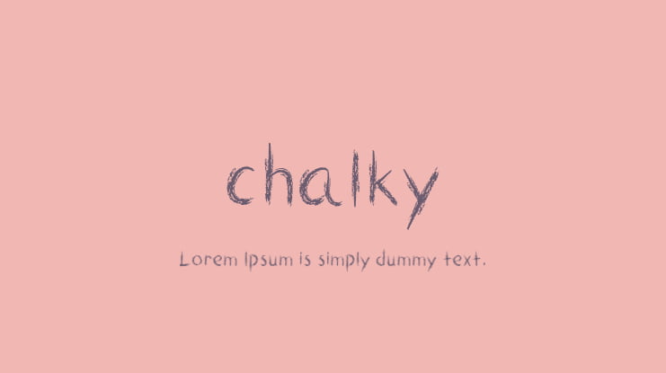 chalky Font