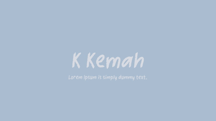 K Kemah Font