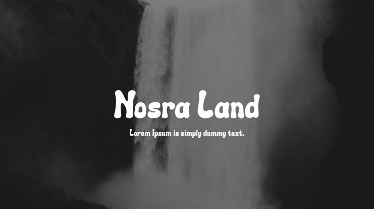 Nosra Land Font