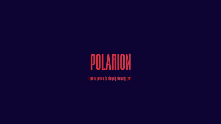 POLARION Font