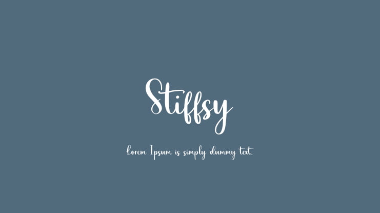 Stiffsy Font