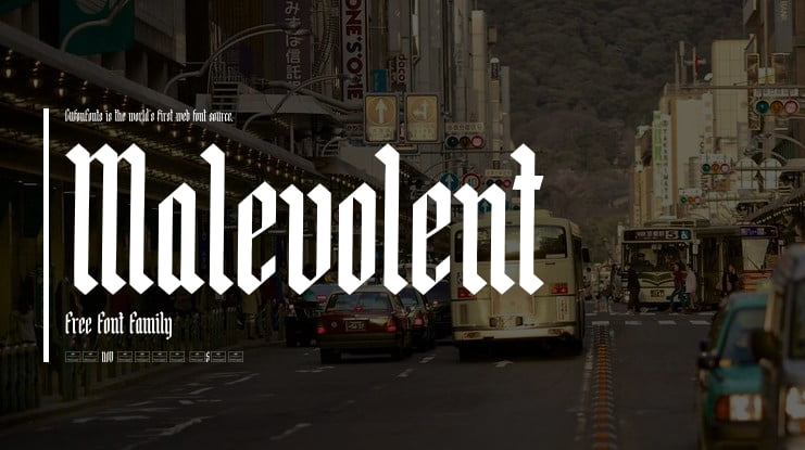 Malevolent Free Font