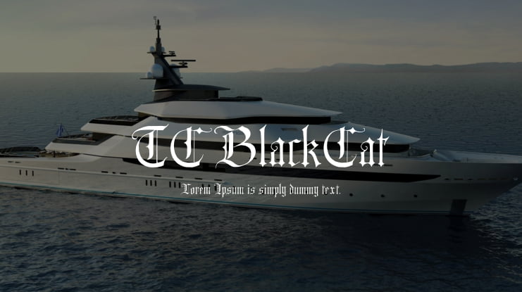 TC BlackCat Font