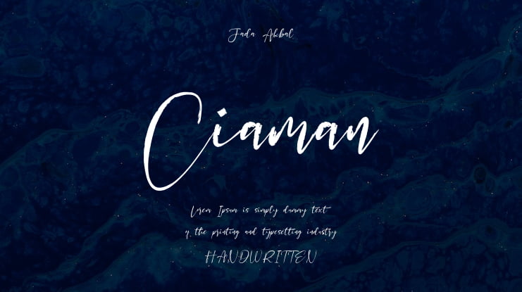 Ciaman Font