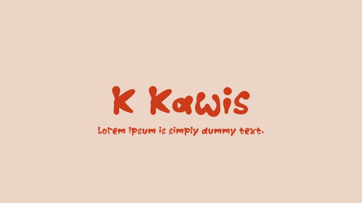 K Kawis Font