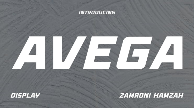 Avega Font