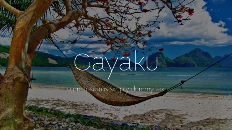 Gayaku Font