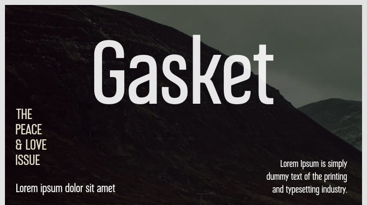 Gasket Font