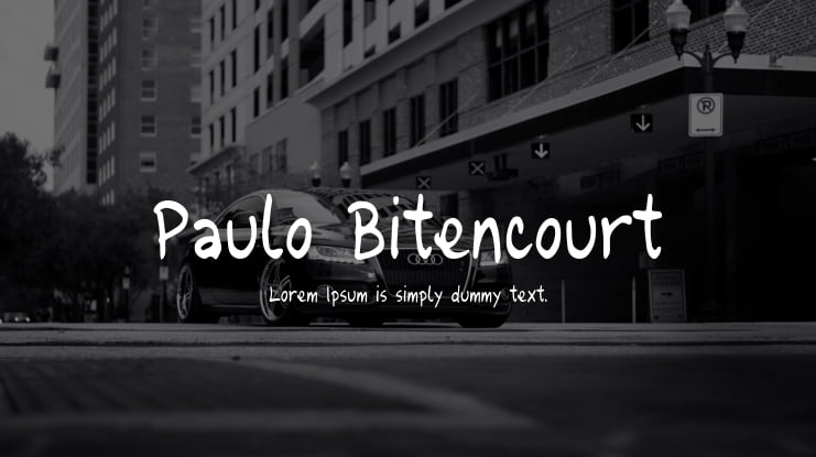 Paulo Bitencourt Font Family