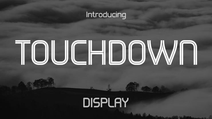 TOUCHDOWN Font