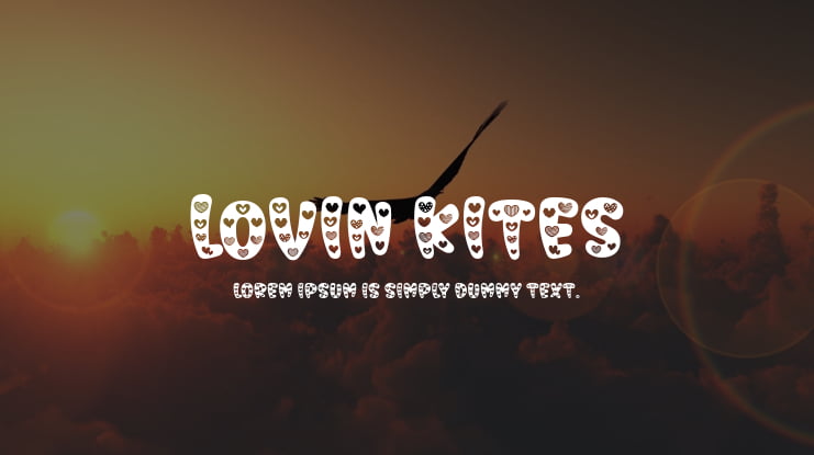 Lovin Kites Font